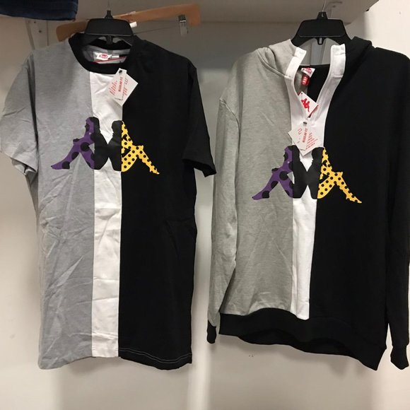 Kappa Other - Missing NWT KAPPA 2 pieces matching lot Set of T Shirt & Hoodie L tee bundle